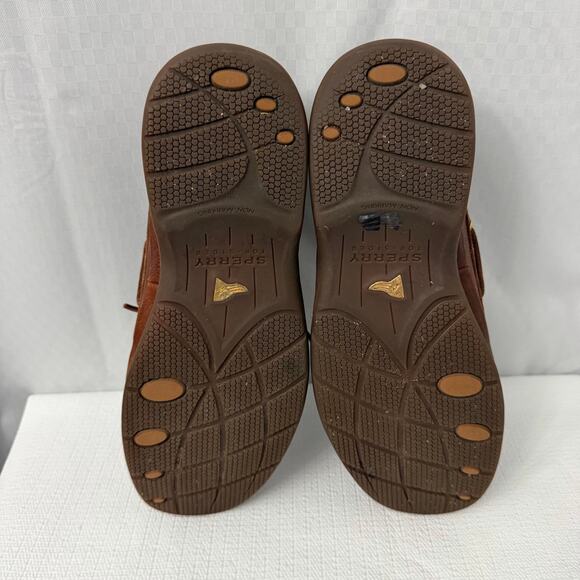Sperry Top Sider Gold Cup ASV Boat Shoes Mens Size 11 Brown Leather Slip On main image 12